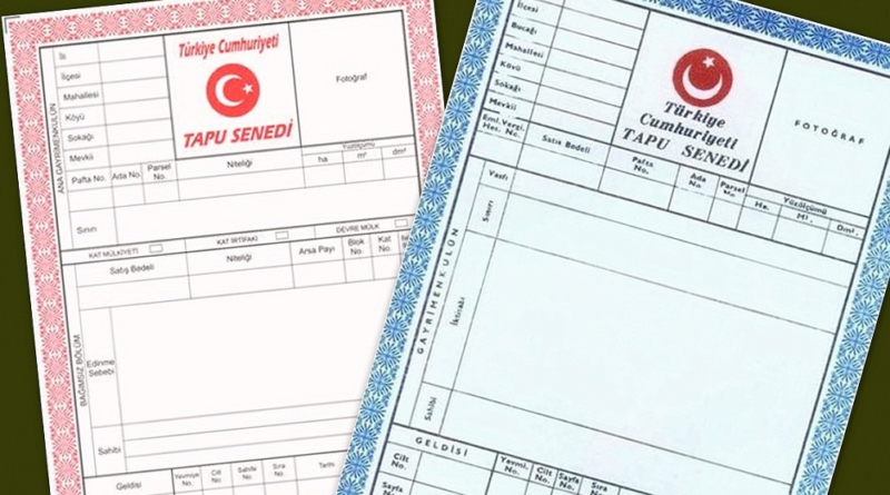 tapu çeşitleri